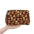 thumbnail image 4 of Cauagu Christmas Gingerbread Cookies Print Large Cosmetic Bag,Portable Cosmetics Pouch Travel Makeup Bag Large Capacity Travel Makeup Case Organizer Makeup Brush Organizer, 4 of 8