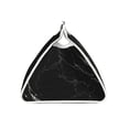 thumbnail image 3 of Lsque Black Marble Texture Abstract Printed Long Tissue Box Cover Holder, Facial Paper Organizer Dispenser,Triangle with Bottom Belt, PVC Leather Decorative Organizer, 3 of 9