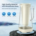 thumbnail image 3 of Glass Water Pitcher for Tap Water with Membrane and Activated Filter and Refrigerator Water Filter Combination, 3 of 8