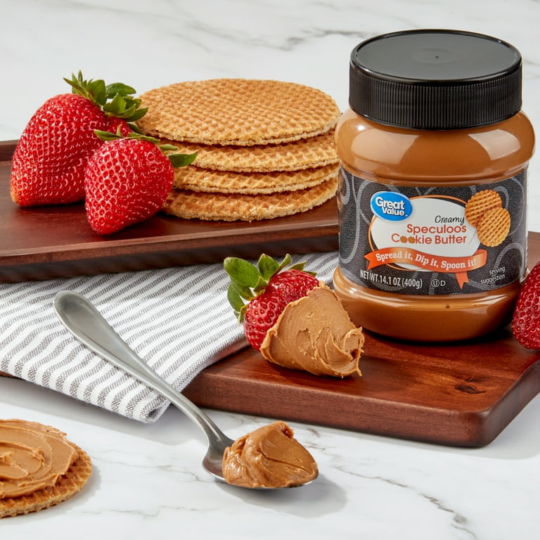 Great Value Creamy Speculoos Cookie Butter, 14.1 oz