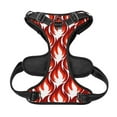 thumbnail image 5 of Picia Fire Symbols No-Pull Dog Harness Reflective Front Clip Vest with Handle,Step-in Air Dog Harness,Adjustable 2 Metal Rings 4 Buckles,Easy to Put on & Take Off, 5 of 9