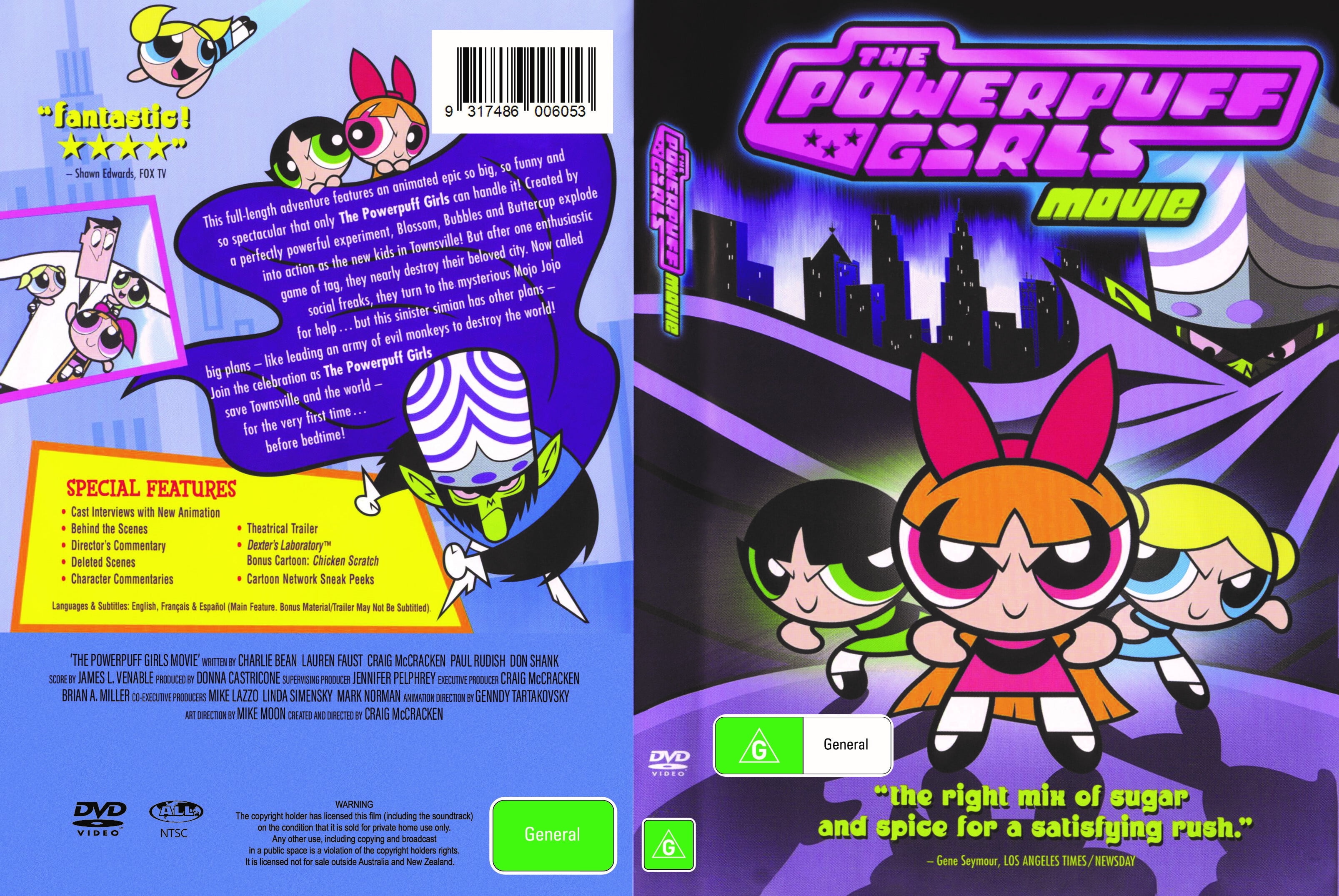 The Powerpuff Girls Movie (DVD), Warner, Animation The Powerpuff Girls Movie (DVD), Warner, Animation