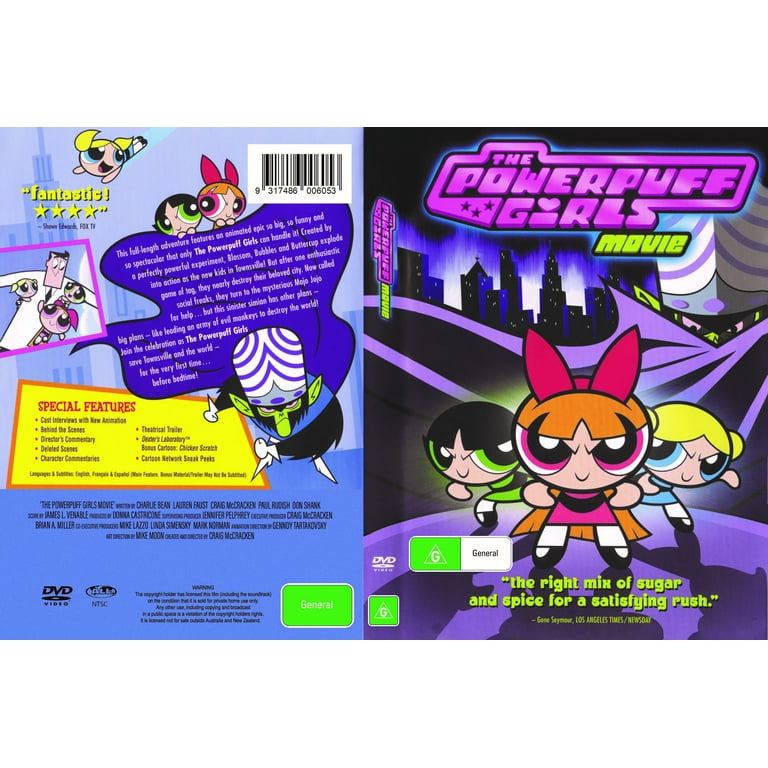Powerpuff GirlsのDVD The Powerpuff Girls Movie (DVD), Warner, Animation - Walmart.com