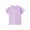 Purple, variant on T-shirts 1-9 Years Toddler Kids Girls Fashion Cute Solid Soft Button Short Sleeve Lace Top