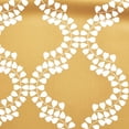 thumbnail image 3 of Driftaway Julianna Valance Geometric/Leaf Pattern Thermal/Blackout Window Curtain Valance, Rod Pocket, 52"X18" (Golden Yellow), 3 of 4