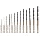 thumbnail image 1 of Juego de 13 brocas de cabeza hexagonal HSS de 1,5-6,5 mm para madera, acero y metal., 1 of 5