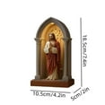 thumbnail image 6 of LED Devotional Table Lamp, Christian Figure Statue Decorative Night Light, Handmade Catholic Decorative Table Lamp, Christian Worship Led Prayer Lights, Prayer Supplies, 6 of 6
