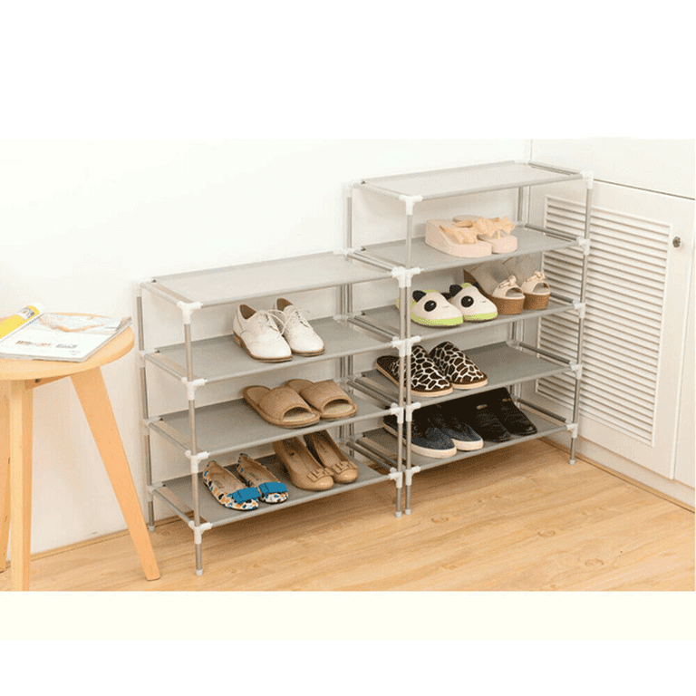 Cabinet Shelf Rack Organizer,Metal Stackable Cupboard Stand Shelf