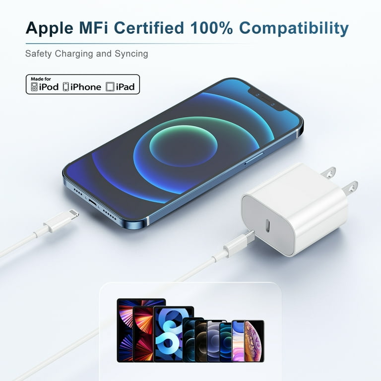 USB C Charger Block Compatible with iPhone 16 15 14 13 Charger Block,2 Pack Type C Wall Charger 20W PD Adapter Compatible for iPhone 16/16Pro/16Pro Max/16Plus/15/14/13/12/11,iPad Case