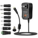 thumbnail image 1 of Adaptador de fuente de alimentación universal de CA a CC de 30 W con puerto USB de 5 V 2,1 A, carga Tomshoo Adaptador de corriente, 1 of 7