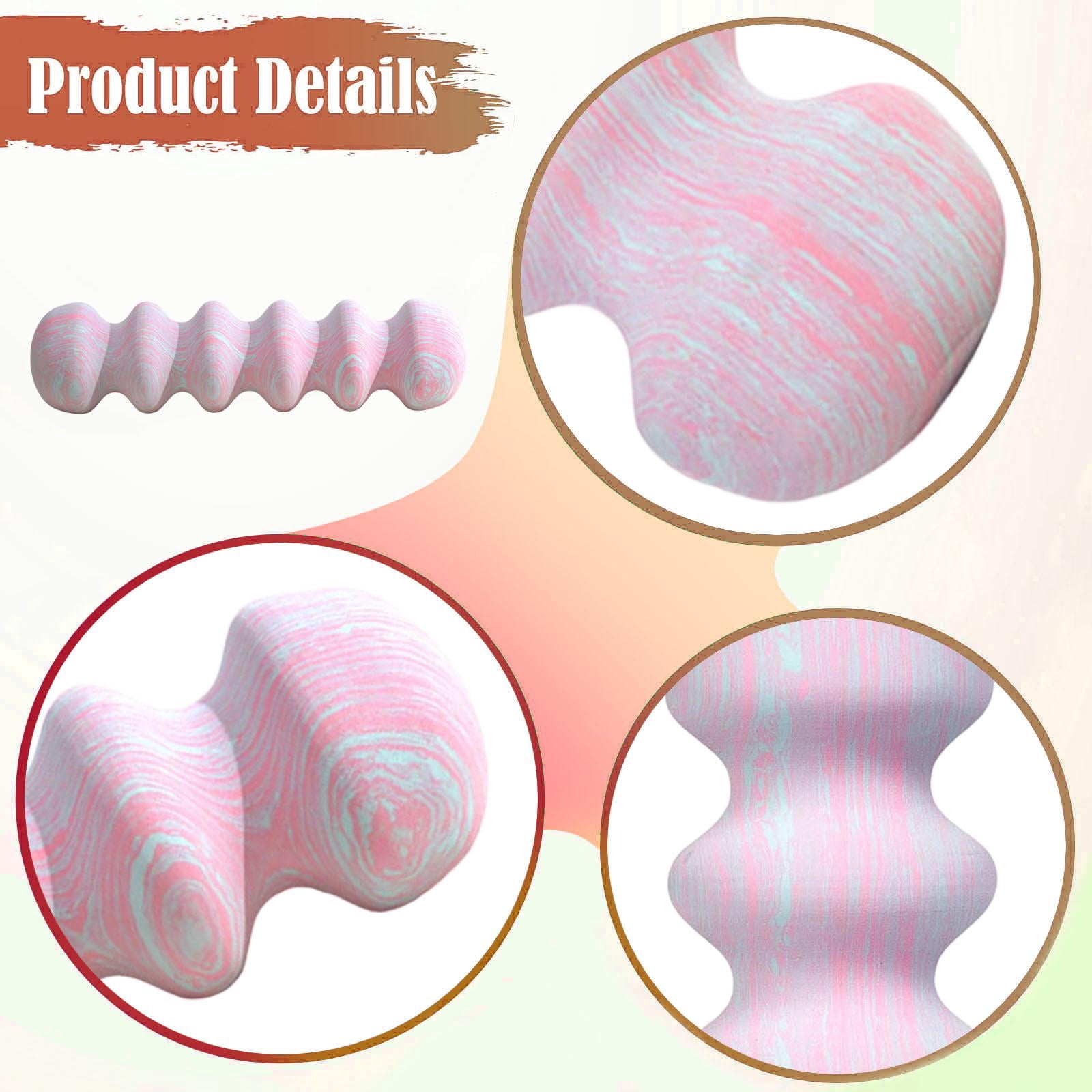 Baoblaze EVA Foam Massage Roller Deep Tissue Yoga Roller Fitness Column for Home Exercise Pink Blue