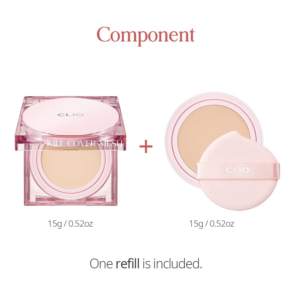 CLIO Kill Cover Mesh Glow Cushion - Flawless Lightweight CLIO Kill Cover Mesh Glow Cushion - Flawless Lightweight