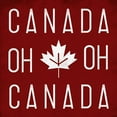 thumbnail image 2 of Grey, Jace 26x26 Black Ornate Wood Framed with Double Matting Museum Art Print Titled - Oh Canada Oh Canada, 2 of 4