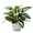B, variant on KGJQ Fake Plant, Artificial Watermelon Leaf Potted Plants for Desk Realistic Faux Plant in Plastic Pot, Mini Desktop Decor for Bedroom Bathroom Office Shelf Decor