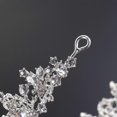 thumbnail image 2 of Wedding Bridal Tiara Crown Water Crystal for Women Wearing Silver Accessory, 2 of 3