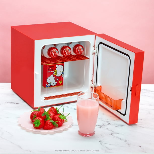 Hello Kitty Red Cooler Mini Fridge 6.7L Single Door 9 Can ACDC