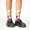 thumbnail image 4 of Honeii Colorful Wildflower Meadow Print Children's Colorful Socks,Unisex Kids and Toddlers' Cushioned Sock,Kids Athletic Crew Socks,for Everyday Wear and Sports, 4 of 5