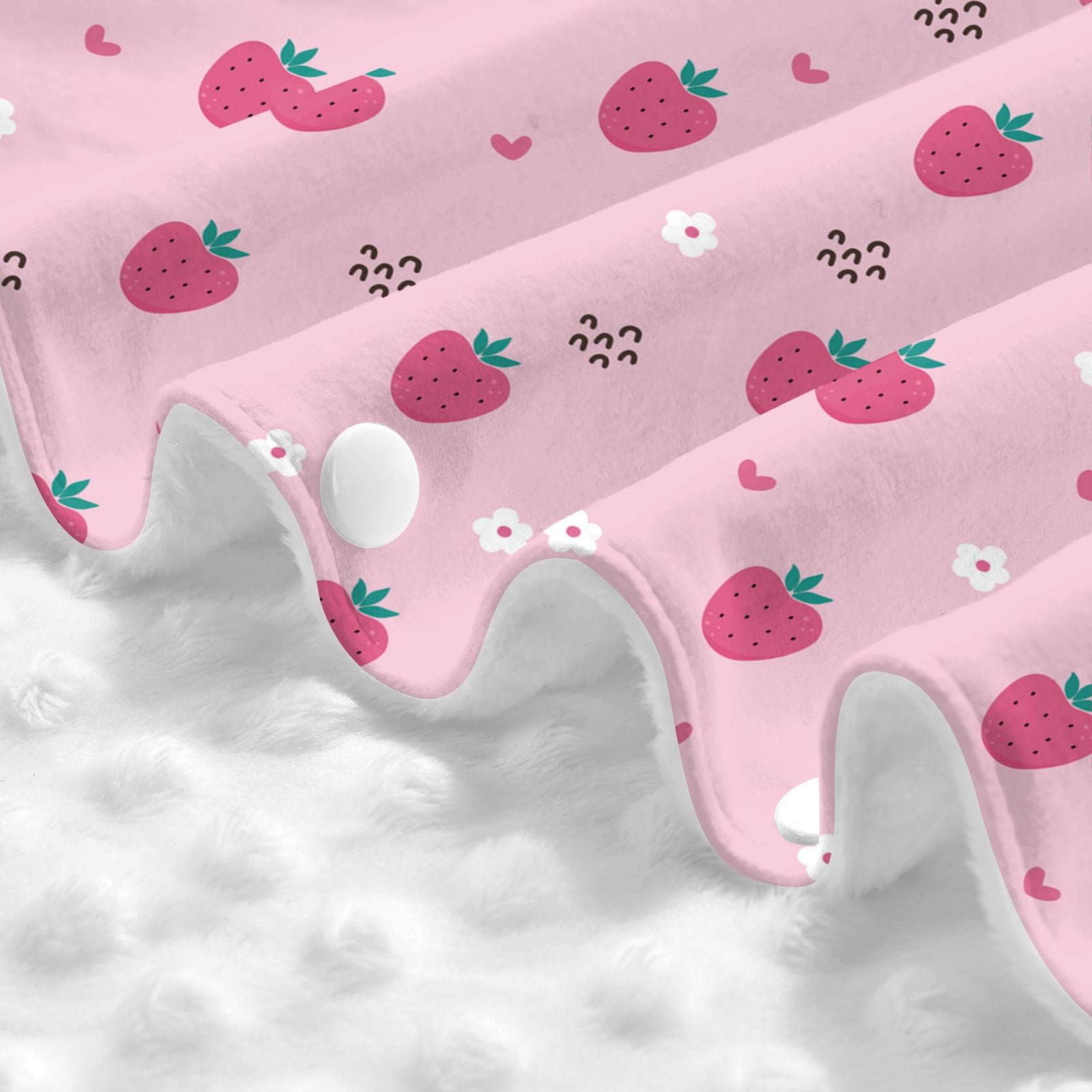 Naloa Strawberries Baby Car Seat Cover, Breathable Baby Carrier Cover, Multiuse Baby Carrier Cover & Nursing Breastfeeding Cover