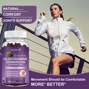 (2 Pack) Mulittea Glucosamine Chondroitin Gummies with MSM & Elderberry for Mobility & Flexibility, Joint Support, Dietary Supplement for Adults, 120 Gummies