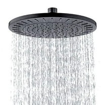 BRIGHT SHOWERS Round Rain Shower Head 9 Inch High Pressure Rainfall Showerhead for Bathroom, Luxury Rain Shower Head with Adjustable Angle, Easy to Install, Oil-Rubbed Bronze