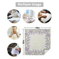 thumbnail image 6 of Lavender Flower Table Runner Wedding Holiday Party Dining Table Cover Cloth Placemat Napkin Home Kitchen Rustic ration, 6 of 7