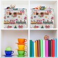 thumbnail image 6 of Yayeee 2 Pack Canvas Storage Basket with Handles for Shelves Fabric Bins Closet Organizer, Christmas Penguin, 6 of 8