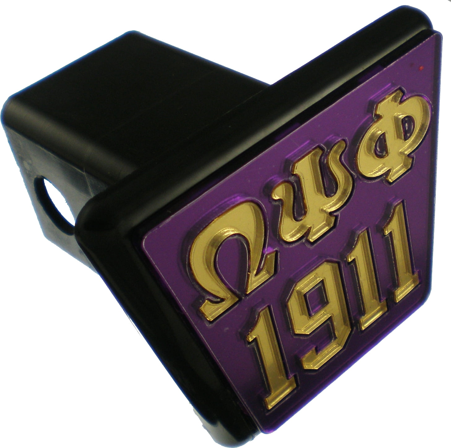Omega Psi Phi Trailer Hitch Cover