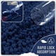 thumbnail image 4 of Alfombra de baño Yimobra, grande, antideslizante, lavable, 90 x 60 cm, color azul marino, 4 of 7