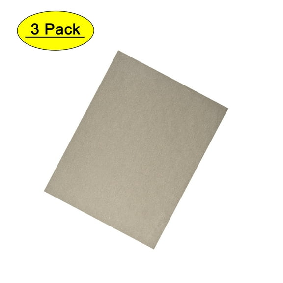 Uxcell 9" x 11" (230mm x 280mm) 10000 Grits Wet Dry Waterproof Sandpapers 3 Pack