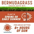 thumbnail image 3 of Pennington Smart Seed Bermudagrass Grass Seed Mix, for Full Sun, 8.75 lb., 3 of 17