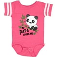 thumbnail image 3 of Inktastic My Papa Loves Me- Cute Panda Boys or Girls Baby Bodysuit, 3 of 5