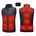 thumbnail image 1 of Chaleco calefactable con carga USB, chaqueta con tres ajustes de temperatura, calefacción eléctrica unisex, ropa térmica cálida, chaleco calentador corporal eléctrico lavable, 1 of 8