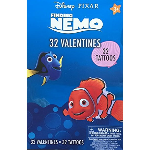 finding-nemo-32-classroom-valentines-with-32-tattoos-walmart-walmart