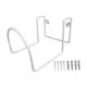 thumbnail image 2 of Soporte para manguera de agua, gancho de garaje de metal para colgar en la pared, soporte, soporte, organizador de cable para manguera, para exterior, blanco, 2 of 9
