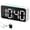 Wlite, variant on Alarm Clock for Heavy Sleepers, Loud Digital Bedroom & Desk Clock with 7-Color Changing, USB/Battery Backup for Kids & Adults,(Black)