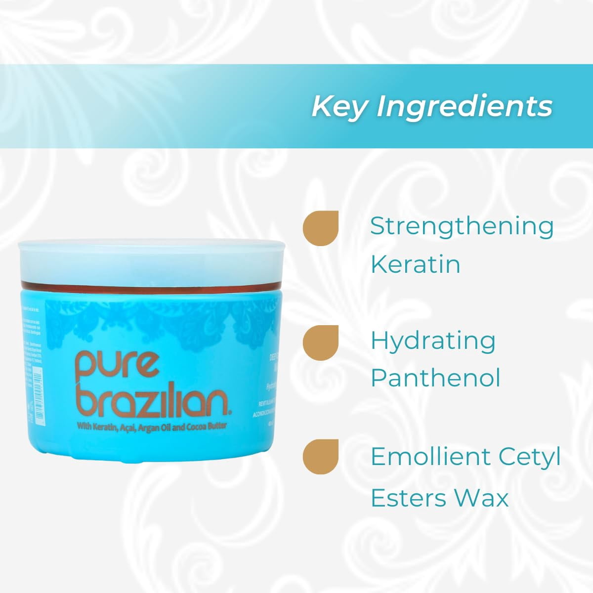 Pure Brazilian Deep Conditioning Masque 16 oz