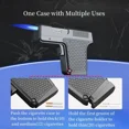 thumbnail image 3 of New Gun Lighter Pistol with Magazine Cigarette Holder Lighter Multi-function Windproof Jet flame Gas Lighters for Men Small Gift, 3 of 5
