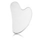 thumbnail image 1 of Guasha Junta para la cara del cuerpo 304 Acero inoxidable Metal en forma de corazón masaje raspado placa, 1 of 8
