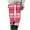 Red, variant on Lilgiuy Women's High Waist Leggings Trendy Christmas Holiday Printed Ankle Length Stretch Plaid Tights Leggings Workout Yoga Running Pants