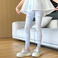 thumbnail image 5 of Duqingm Girls' Athletic Leggings Kids Dance Running Yoga Pants Workout Active Dance Tights with Pockets (Blue,6-7 Years), 5 of 6
