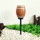 thumbnail image 3 of Luz Solar Al Aire Libre, Barril de Vino Ligero de Jardín Solar Detección de Luz Inteligente Impermable Para Césped, 3 of 7
