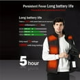 thumbnail image 6 of LEHOZIHEQ Heated Vest, 17 Heating Areas Heated Waistcoat, USB Lightweight Rechargeable Vest for Camping Ski Outdoor, 6 of 9