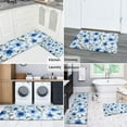 thumbnail image 5 of Pioneer Flower Floral Print Pattern Kitchen Rugs Sets Of 2,Anti Fatigue Kitchen Mat Rugs Non Slip Washable,Decorative Kitchen Floor Mats for Kitchen,Sink,Laundry,17"x30"+17"x47", 5 of 7