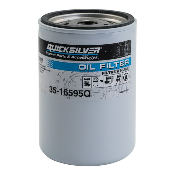 Quicksilver 16595Q Oil Filter for MerCruiser High Performance V8 Engines