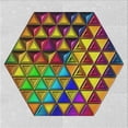 thumbnail image 1 of Ahgly Company Indoor Square Patterned Tan Brown Gold Novelty Area Rugs, 7' Square, 1 of 6