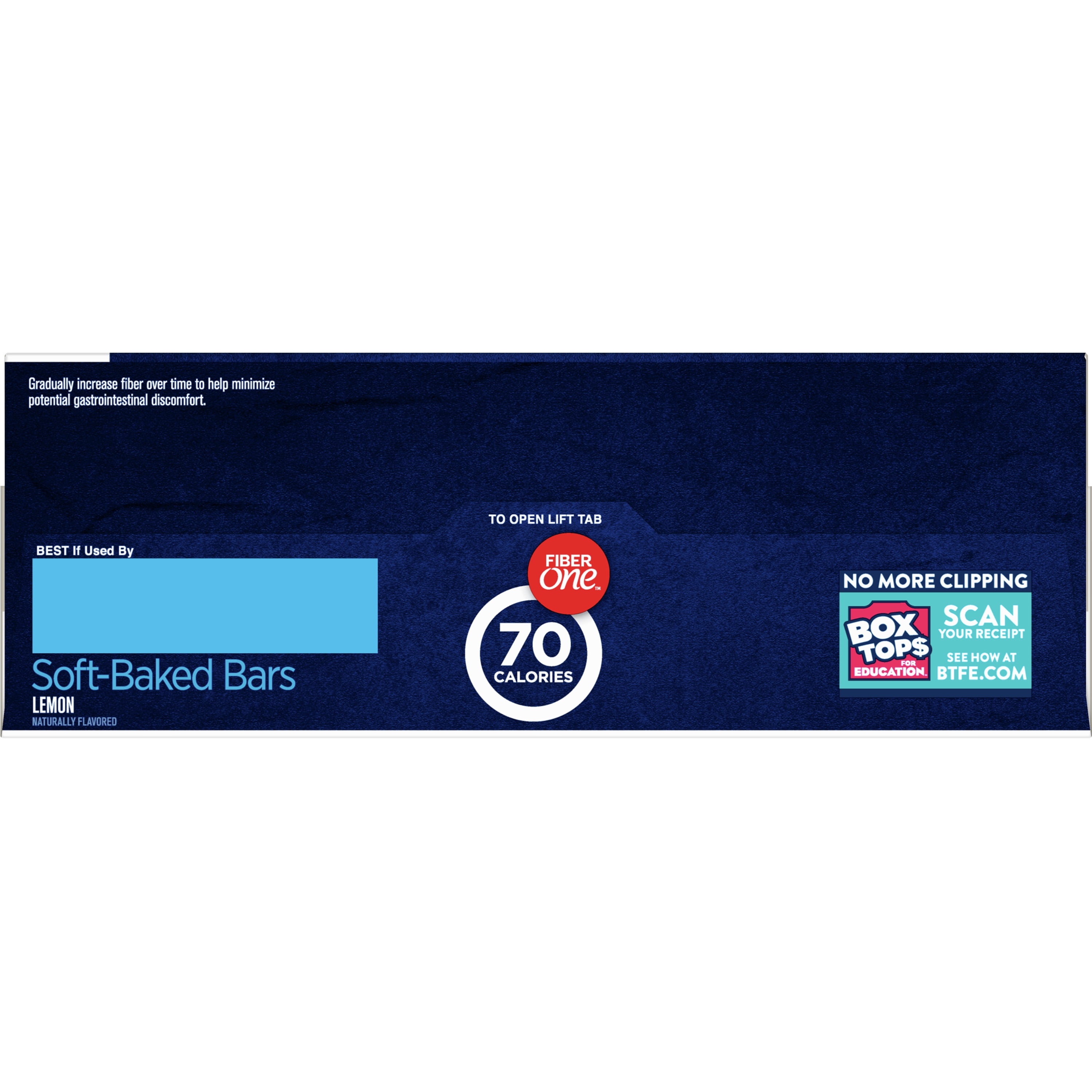 Fiber One 70 Calorie Soft-Baked Bars, Lemon, Snack Bars, 12 ct