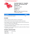 thumbnail image 2 of Front Brake Caliper Set - Compatible with 1992 - 1999 Chevy K1500 Suburban GAS 1993 1994 1995 1996 1997 1998, 2 of 2