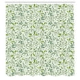 thumbnail image 2 of Ambesonne Botanical Shower Curtain, Spring Forest Branches, 69"Wx84"L, Pale Green Green, 2 of 4
