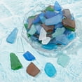 thumbnail image 4 of 135Pcs Mosaic Tiles Irregular Shapes Glass Tile Glass Stained Pieces Broken Ceramic Tiles Art Making Supplies for Craft Bathroom Kitchen Home Decoration, 4 of 6
