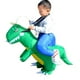 thumbnail image 2 of Disfraz inflable de unicornio/tiburón/sumo/caballo/payaso con soporte de mano para fiesta de Halloween para adultos/niños adecuado para 120 - 140cm de altura, 2 of 5